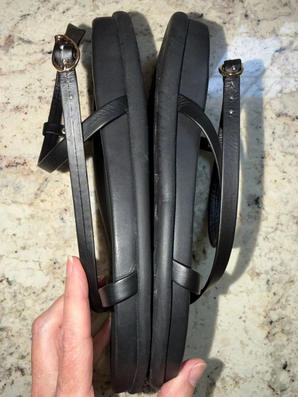 Ancient Greek Aimilia $324 Women’s Black Strappy Sandals 7.5 EU 38 NWOT